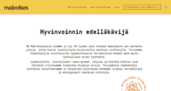Desktop Screenshot of makrobios.fi
